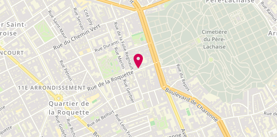 Plan de Roman Batiment, 161 Rue de la Roquette, 75011 Paris