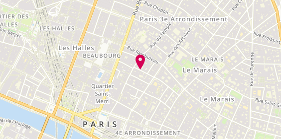 Plan de Batiman, 40 Rue des Blancs Manteaux, 75004 Paris