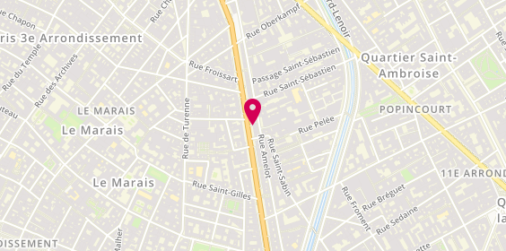 Plan de De Biasio Dario, 92 Boulevard Beaumarchais, 75011 Paris