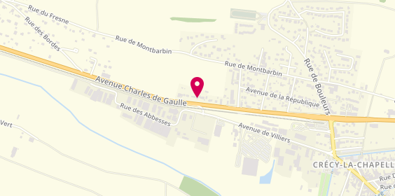 Plan de AVS - Entreprise de bâtiment et de travaux - Seine-et-Marne, 94 avenue Charles de Gaulle, 77580 Crécy-la-Chapelle