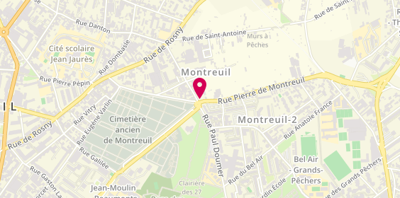 Plan de Soretec, 41 Rue Pierre de Montreuil, 93100 Montreuil