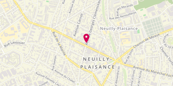 Plan de Navabat, 33 Bis avenue Georges Clemenceau, 93360 Neuilly-Plaisance