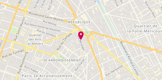 Plan de Besagni & Fils, 16 Rue Béranger, 75003 Paris
