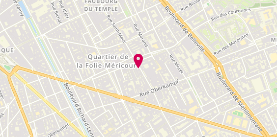 Plan de Mhs, 127 Rue Saint Maur, 75011 Paris