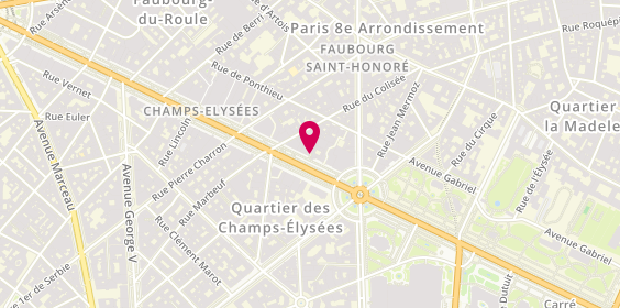 Plan de New Eco Bat, 34 Avenue Champs Elysées, 75008 Paris