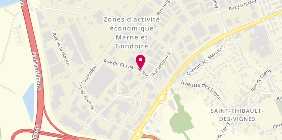 Plan de Spmct, 8 Rue Gravier du Bac, 77400 Lagny-sur-Marne