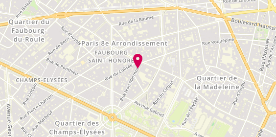 Plan de Nuances, 36 Rue Jean Mermoz, 75008 Paris