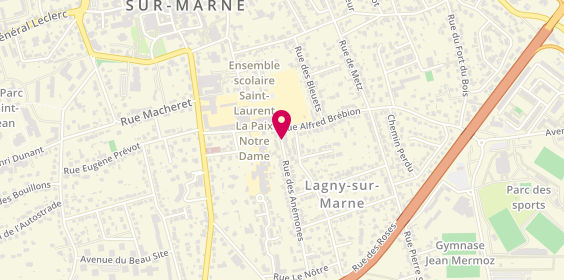 Plan de Jav Maconnerie Generale, 65 Avenue Raymond Poincare, 77400 Lagny-sur-Marne
