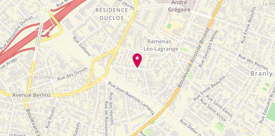 Plan de Brochado George, 41 Rue Ramenas, 93100 Montreuil