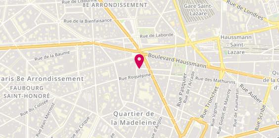 Plan de Delta Sud, 25 Rue Lavoisier, 75008 Paris