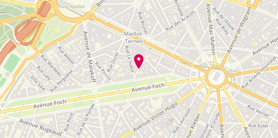 Plan de Les 3 Genies Construction, 11 Rue Chalgrin, 75116 Paris