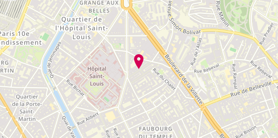 Plan de Bat Star, 13 Rue Jean et Marie Moinon, 75010 Paris