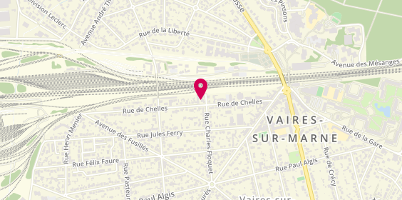 Plan de Acr Bat, 50 Rue de Chelles, 77360 Vaires-sur-Marne