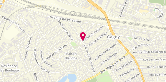 Plan de Augusto, 37 avenue de Rambouillet, 93220 Gagny