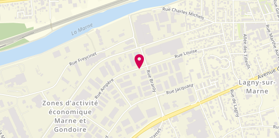 Plan de Sitra Bat, 23 Rue Ampère, 77400 Lagny-sur-Marne