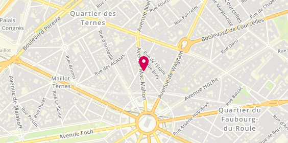 Plan de Lusifel, 12 Bis Avenue Mac Mahon, 75017 Paris