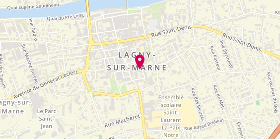 Plan de Faria, 6 Rue du Dr Naudier, 77400 Lagny-sur-Marne