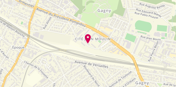 Plan de MGB bâtiment, 17 Rue Jean Moulin, 93220 Gagny