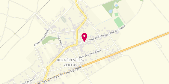 Plan de Vallois Jean François, 2 Rue Mottes, 51130 Bergères-lès-Vertus