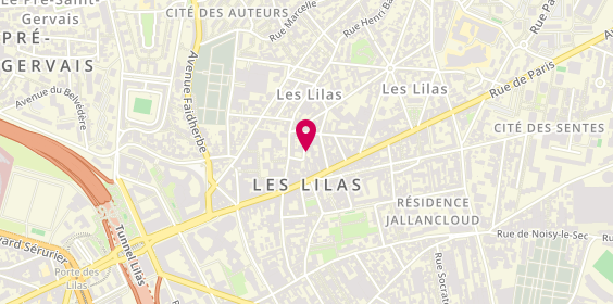 Plan de Luca Biancheri, 14 Rue Esther Cuvier, 93260 Les Lilas