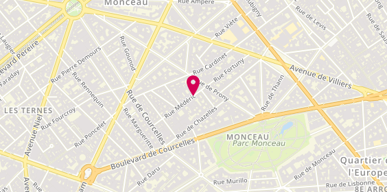 Plan de CAMPOS Carlos, 32 Rue Mederic, 75017 Paris