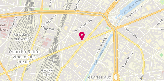 Plan de GNB Groupe, 221 Rue la Fayette, 75010 Paris