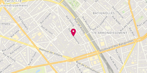 Plan de Genti, 15 Rue de Saussure, 75017 Paris