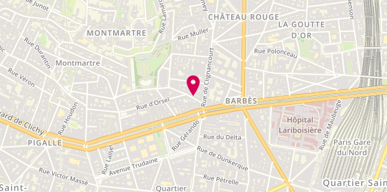 Plan de Entreprise Marques, 4 Rue Orsel, 75018 Paris