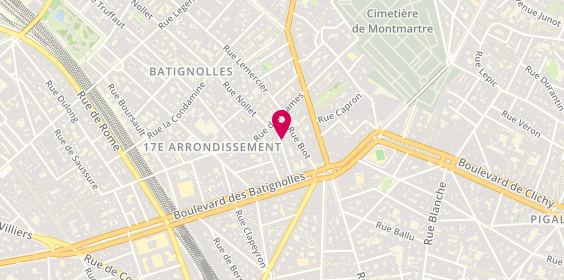 Plan de L'Esprit du Batiment Entreprise Générale, 16 Rue Lécluse, 75017 Paris