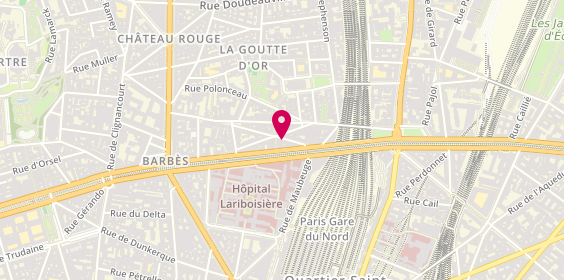 Plan de DENDANI Mohammed, 11 Rue Chartres, 75018 Paris