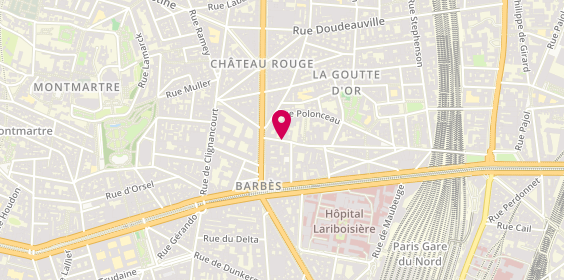 Plan de Monsieur Raymond Sainte Rose, 50 Rue Goutte d'Or, 75018 Paris