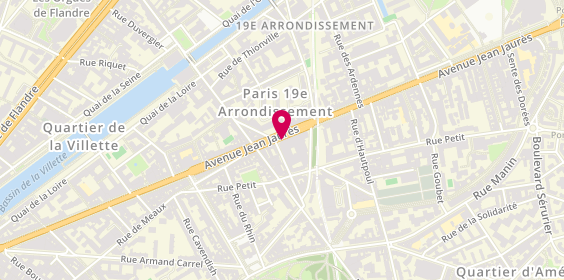 Plan de Prof Batiment, 118-130
118 Avenue Jean Jaures, 75019 Paris