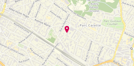 Plan de Paris Ouest Services, 11 Allée des Capucines, 93220 Gagny