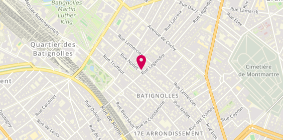 Plan de Batigest, 84 Rue Nollet, 75017 Paris