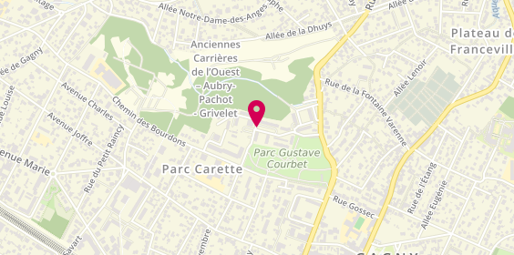 Plan de Placobat, 2 Rue Andre Gerardin, 93220 Gagny