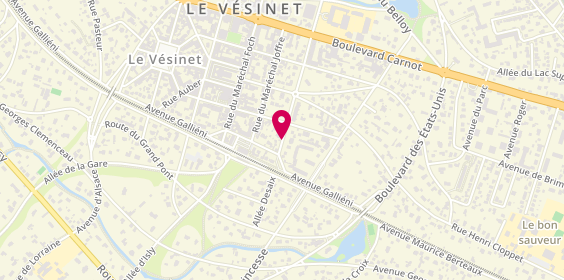 Plan de Afal Ste, 8 Rue Villebois Mareuil, 78110 Le Vésinet