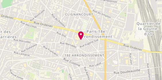Plan de GOMEZ CARLOS Rodrigo, 12 Rue Ferdinand Flocon, 75018 Paris