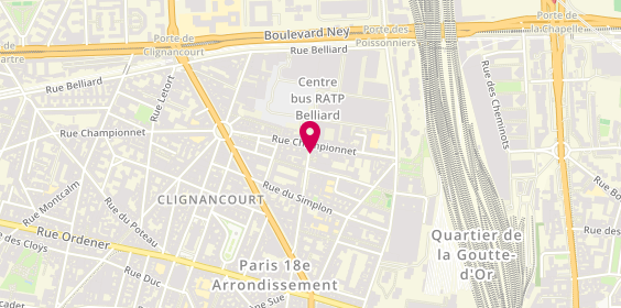 Plan de Samet, 142 Rue de Clignancourt, 75018 Paris