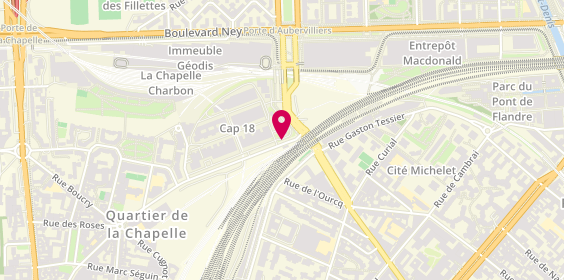 Plan de Preserv-Kandybat, 73 Rue Evangile, 75018 Paris