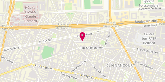 Plan de Mvd Batiment, 8 Rue Gustave Rouanet, 75018 Paris