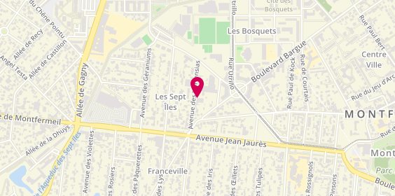 Plan de S.M.T, 30 avenue des Hortensias, 93370 Montfermeil