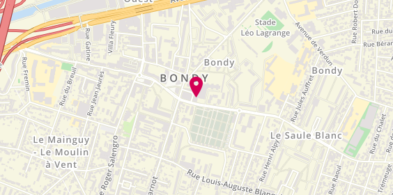 Plan de Di Geronimo Fils, 40 Rue Bernard de Jussieu, 93140 Bondy