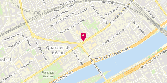 Plan de Coprom, 293 Boulevard Saint Denis, 92400 Courbevoie