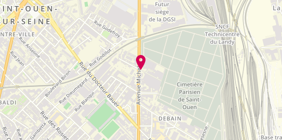 Plan de A H D +, 57 Avenue Michelet, 93400 Saint-Ouen-sur-Seine