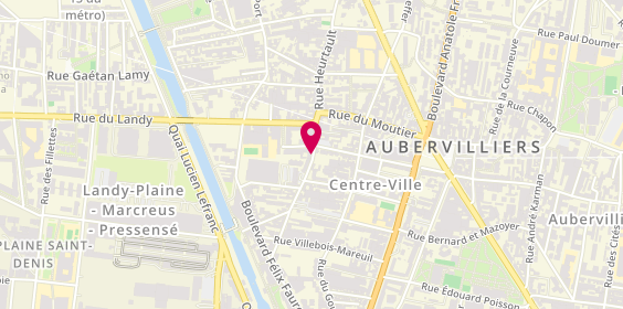 Plan de Asar Bat, 33 Rue Heurtault, 93300 Aubervilliers