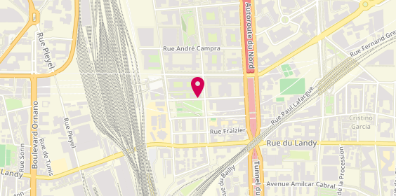 Plan de Ab Deco, 8 Rue Fédérico Fellini, la Plaine Saint Denis, 93210 Saint-Denis