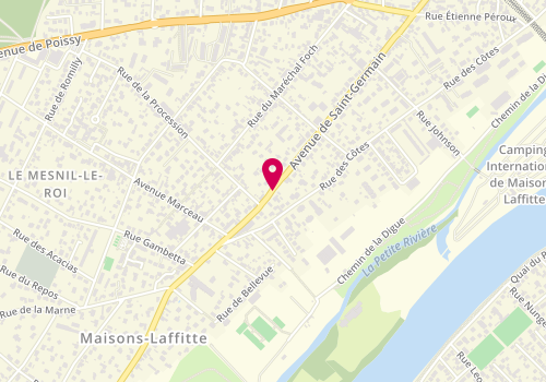 Plan de GAMEIRO Armando, 107 Saint Germain, 78600 Maisons-Laffitte