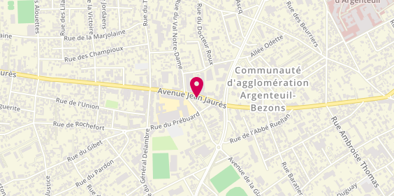 Plan de Inesse, 139 avenue Jean Jaurès, 95100 Argenteuil