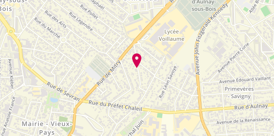 Plan de Boxpro, 22 Avenue Ormeteau, 93600 Aulnay-sous-Bois