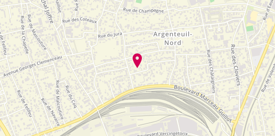 Plan de Rocha Gervasio, 42 Rue de Normandie, 95100 Argenteuil